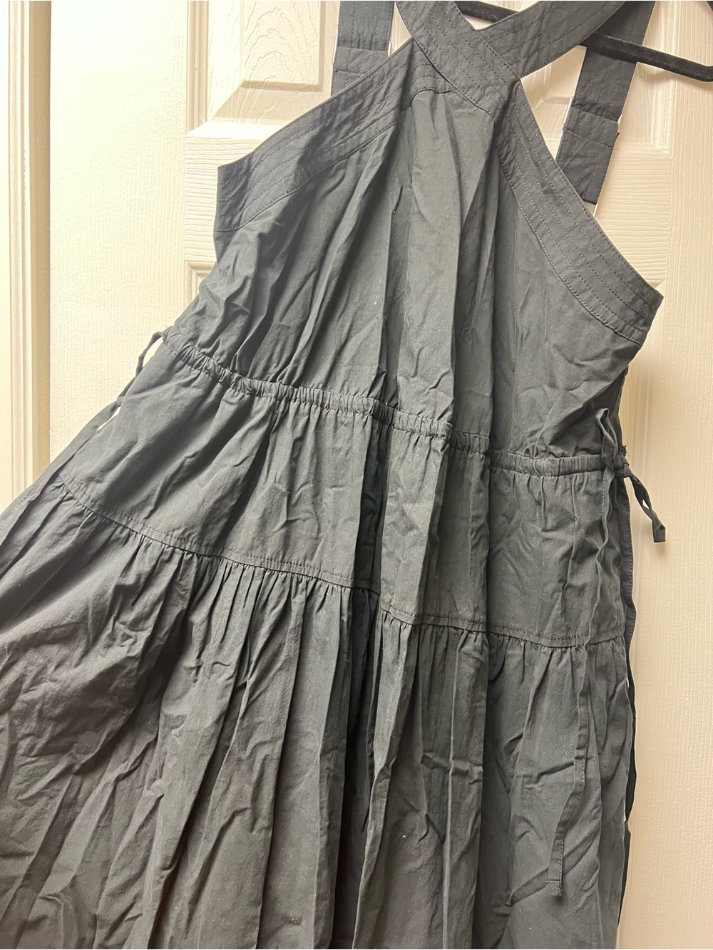 Madewell Black Crossback Maxi Dress - Picture 5 of 9